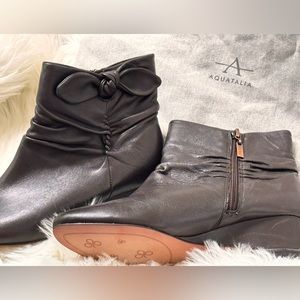 New ANTIA Womens Brown Leather Ankle Boot size 7.5